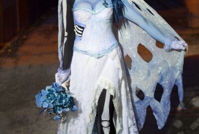 DIY Emily the Corpse Bride homemade costume